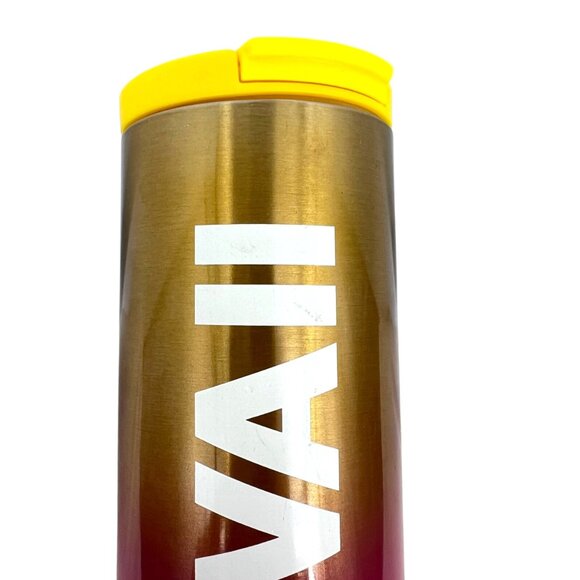 Starbucks Hawaii Pineapple Double-Wall Stainless Steel Tumbler Pink Gold 16 oz - Picture 8 of 10